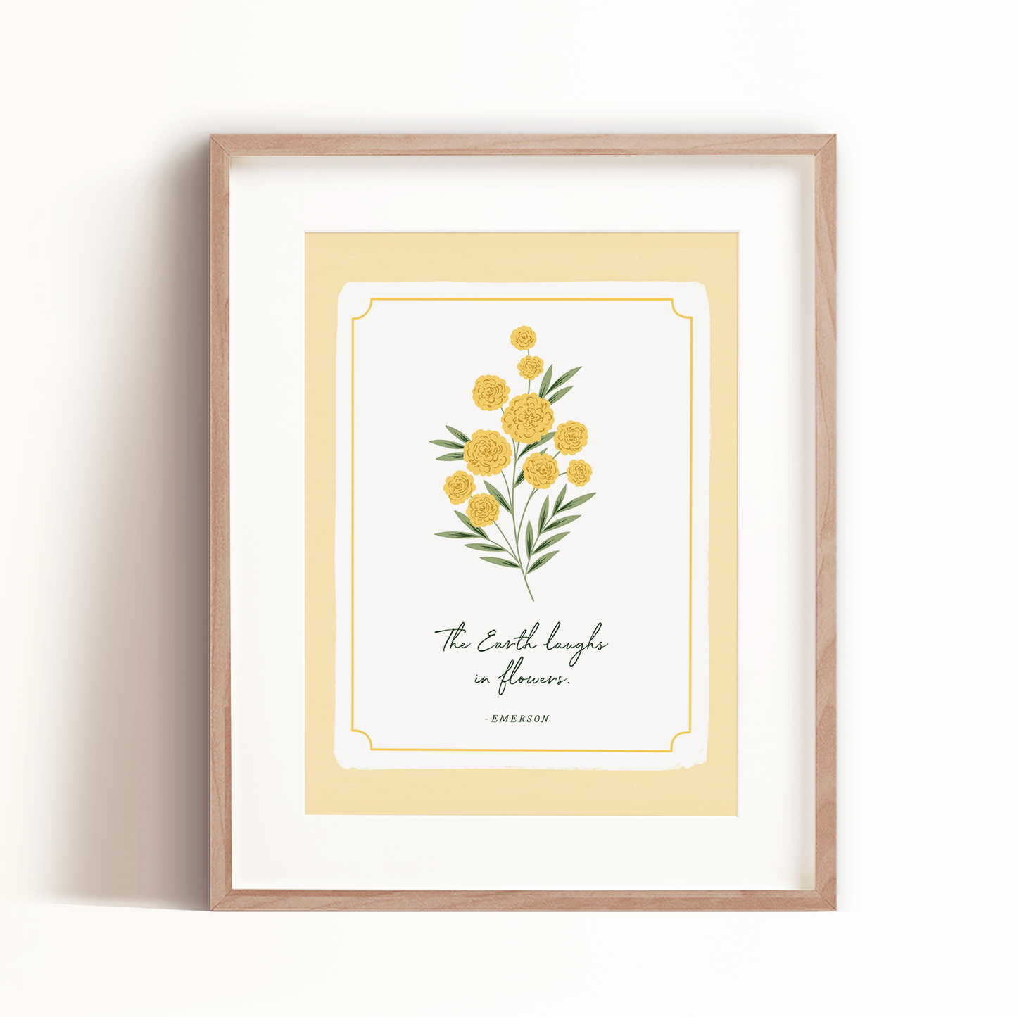 Marigolds Art Print