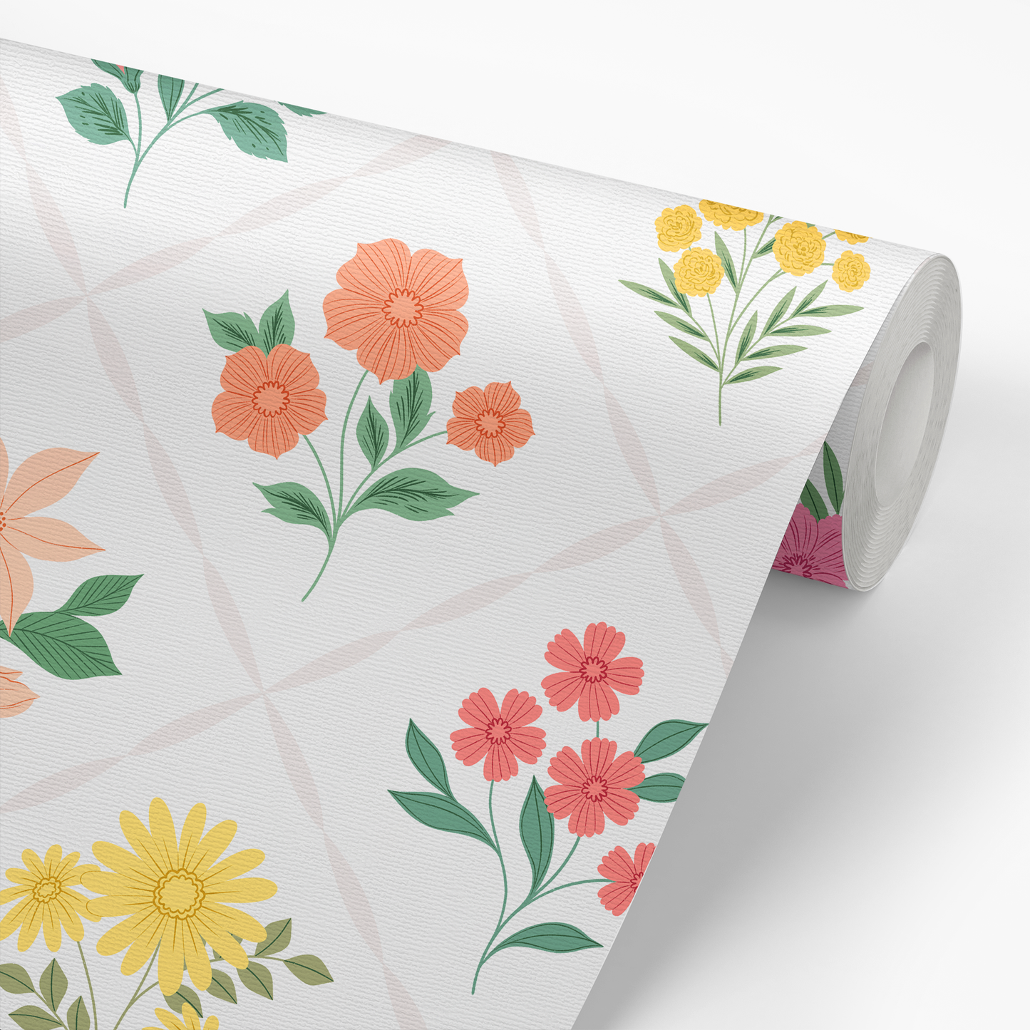 Bouquets Wallpaper - Wildflowers (Multi)