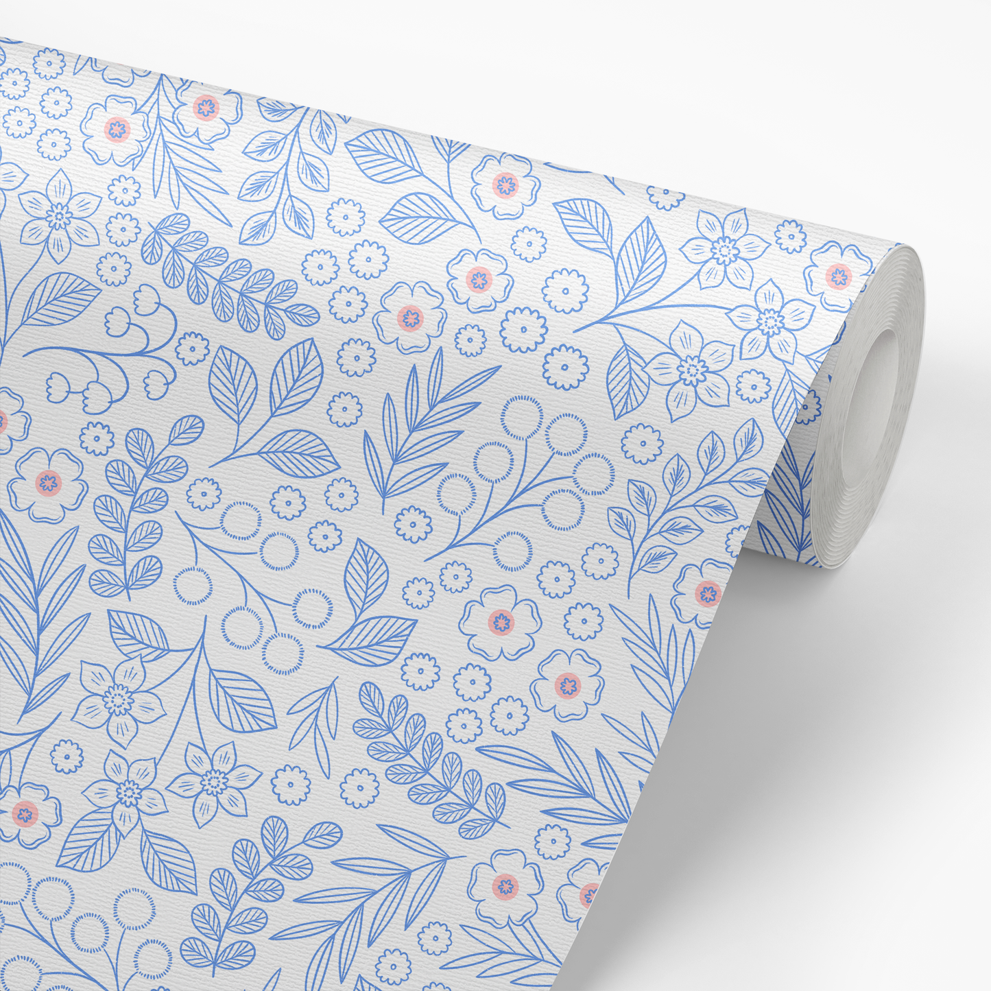 Fields Wallpaper - Periwinkle