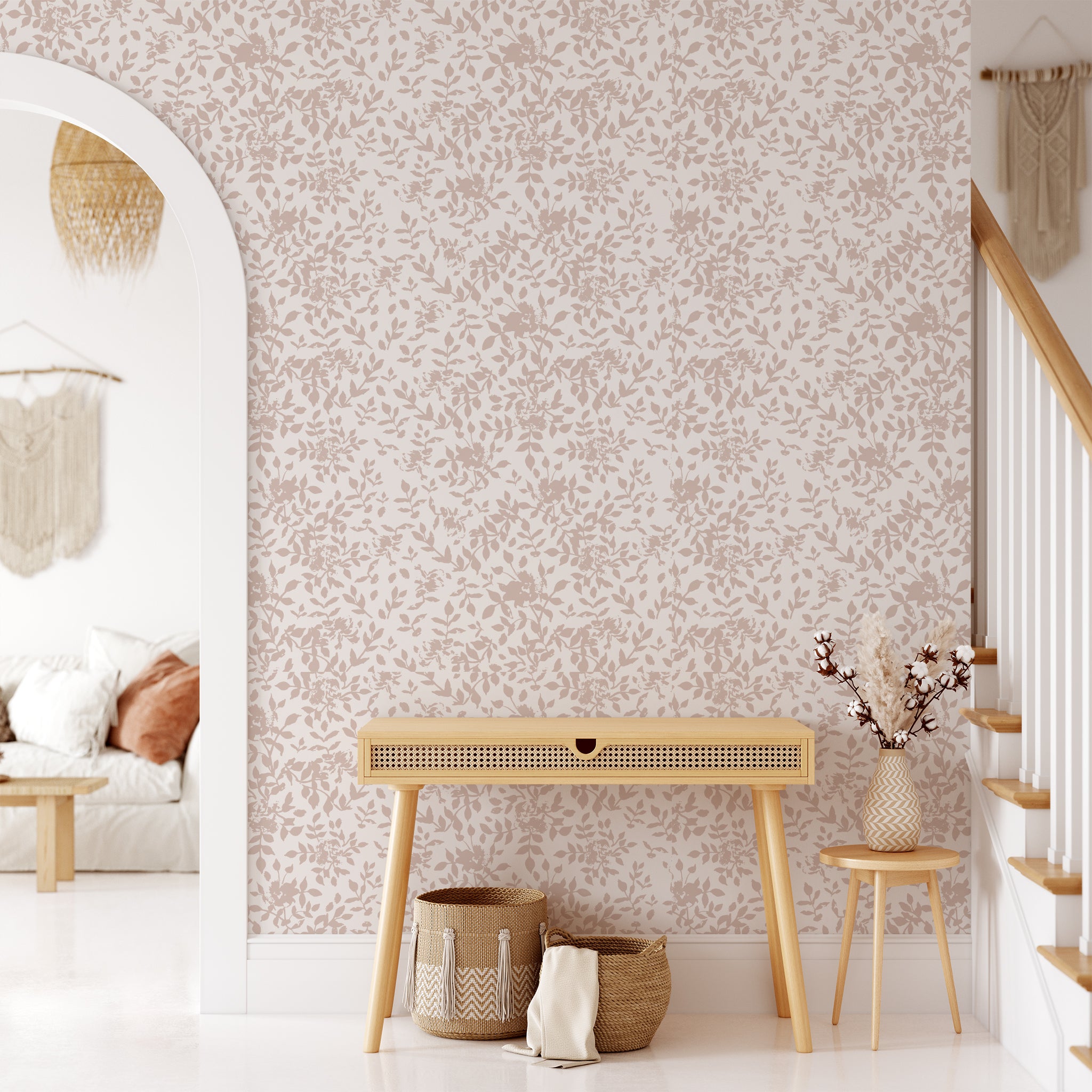 Florence Wallpaper - Nude – Ayara Home