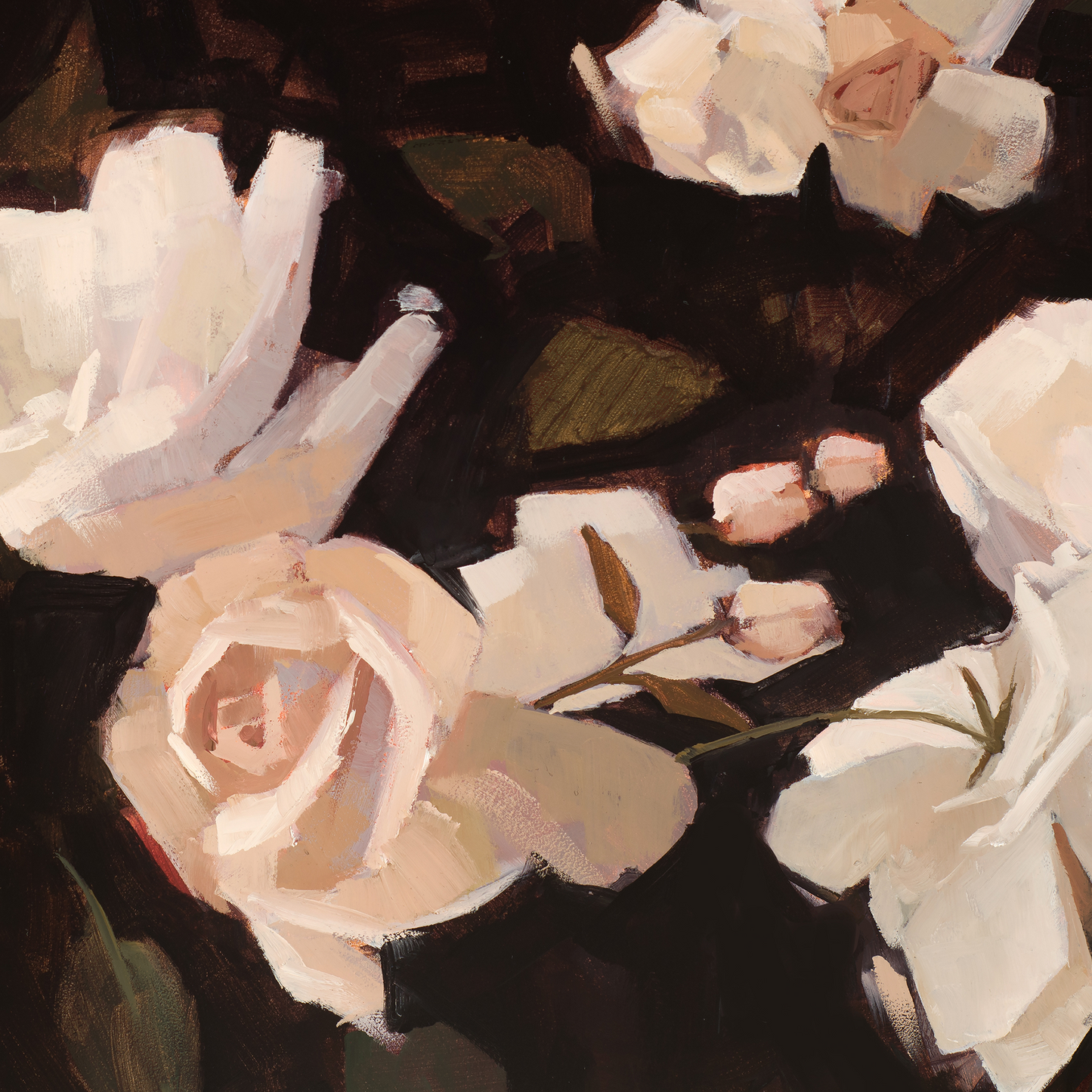 Tangle of Roses Art Print