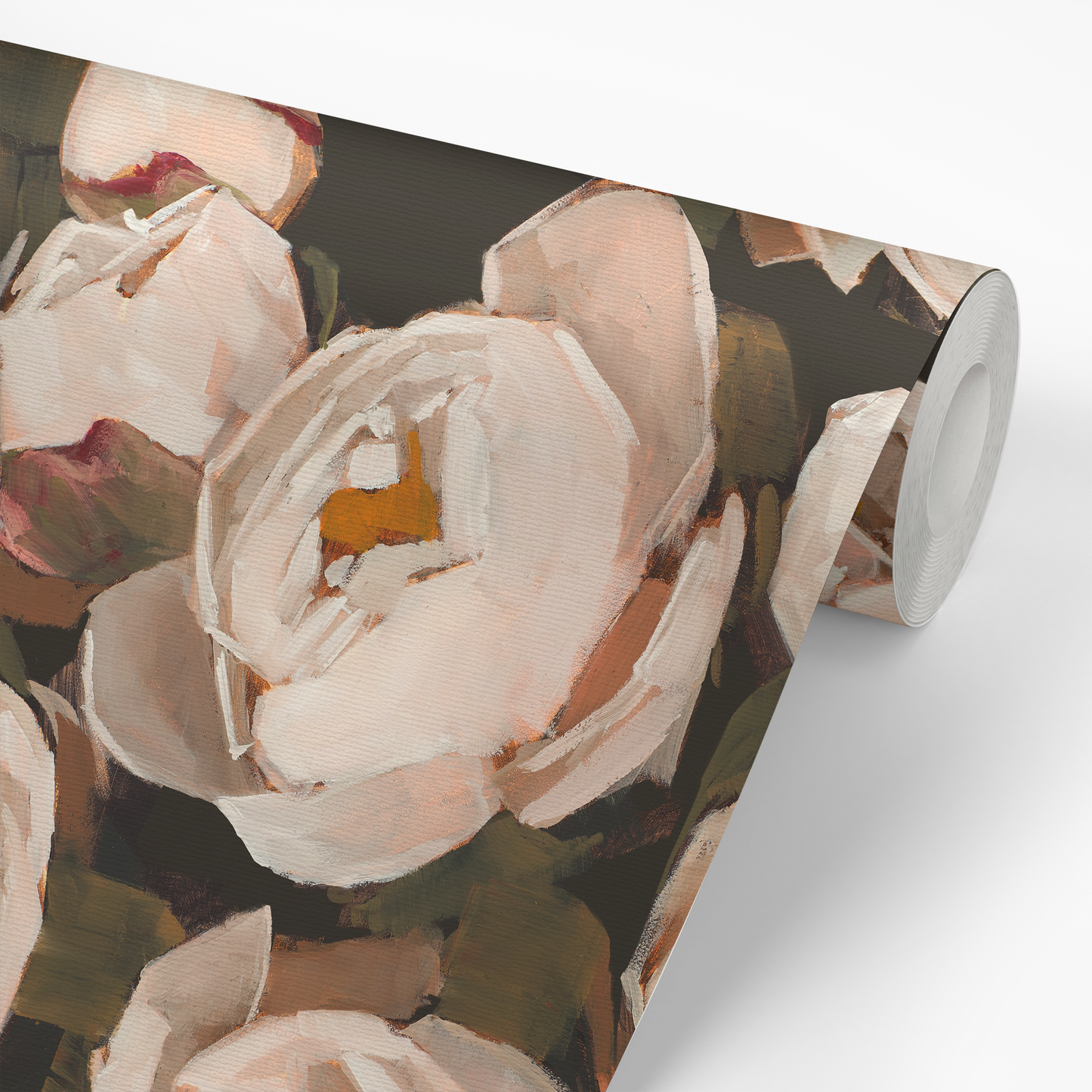 Moody Peonies Wallpaper