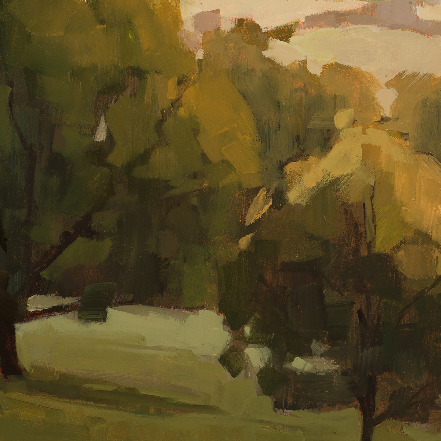 Verdant Countryside Art Print