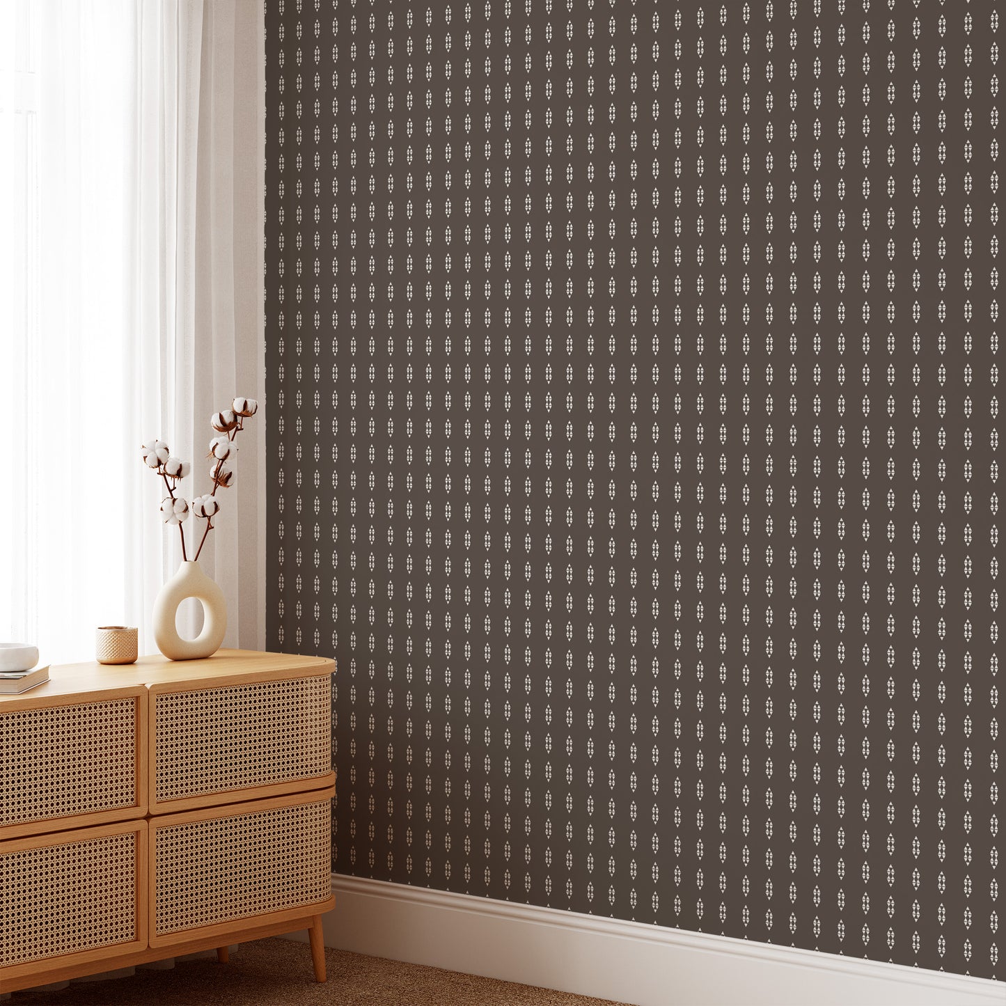 Indie Arrows Wallpaper - Brown