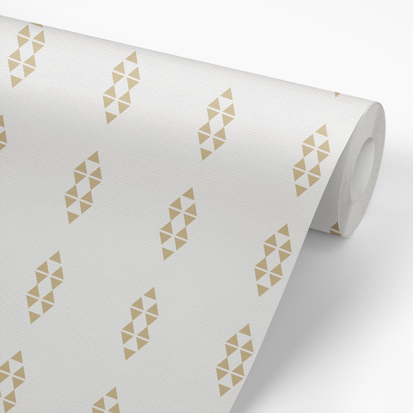 Indie Arrows Wallpaper - Gold and Cream