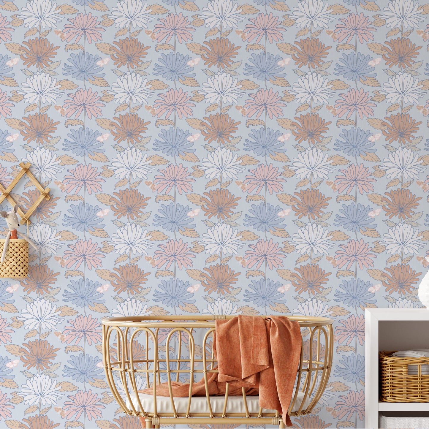 Hydrangea Wallpaper - Blue