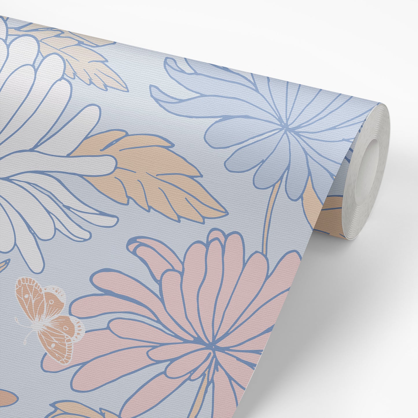 Hydrangea Wallpaper - Blue