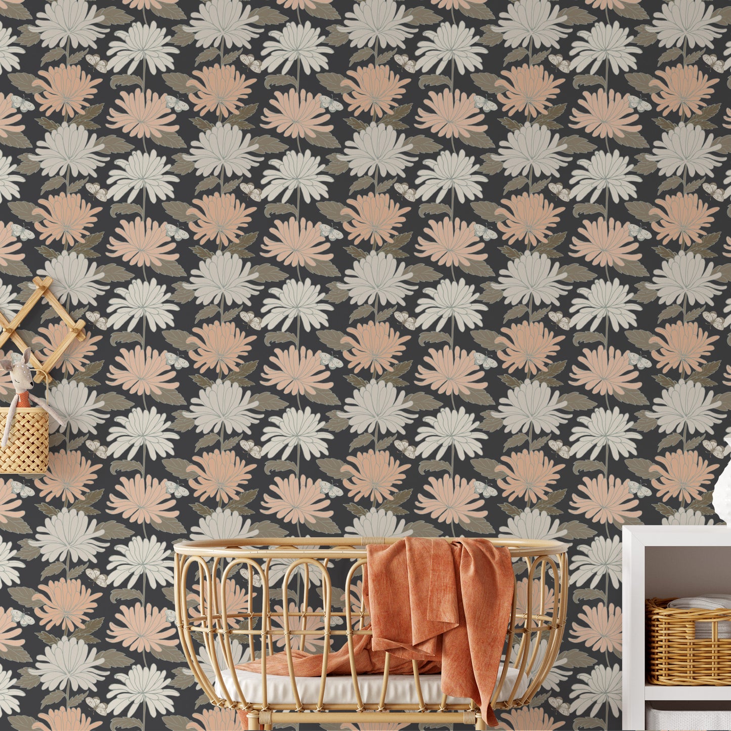 Hydrangea Wallpaper - Dark