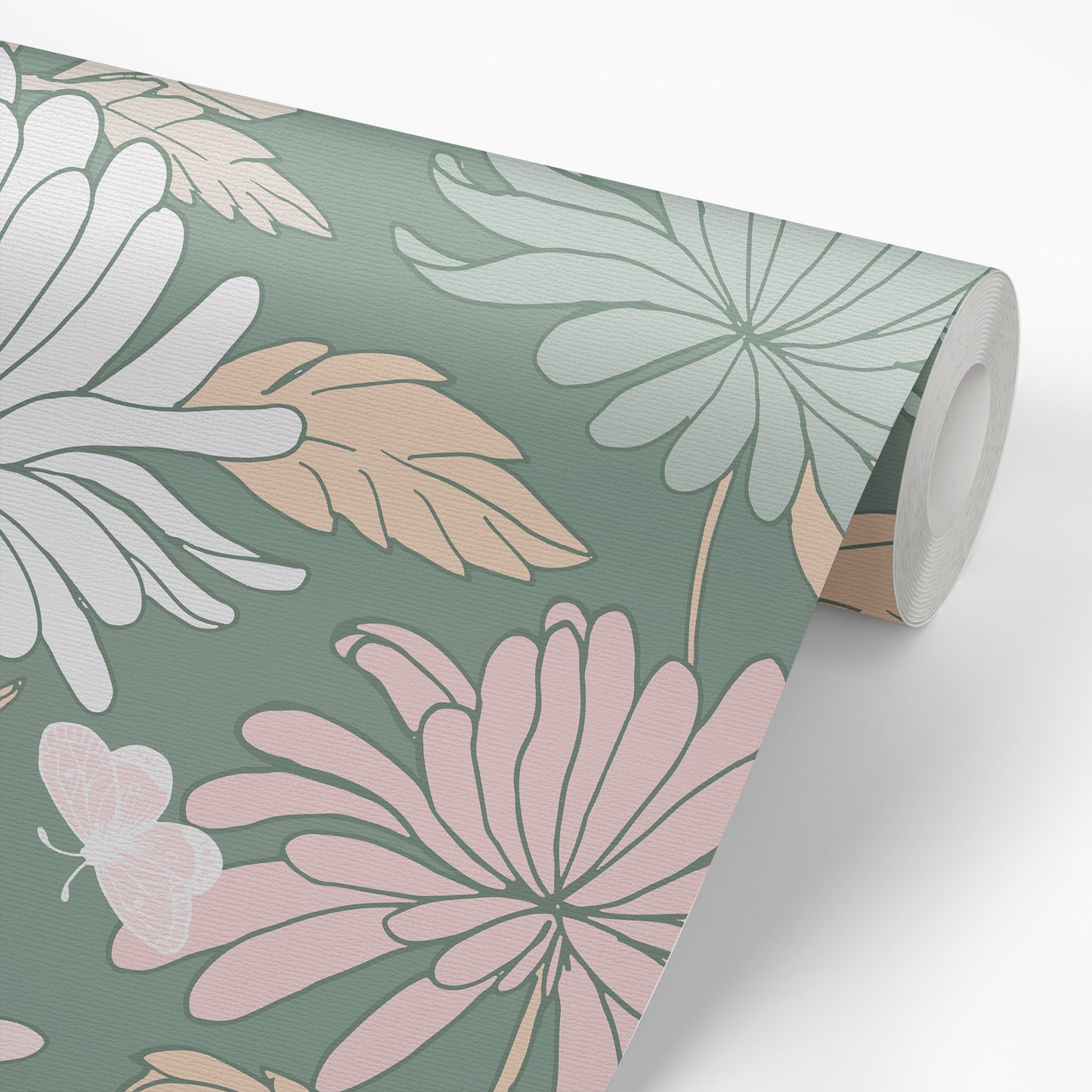 Hydrangea Wallpaper - Green