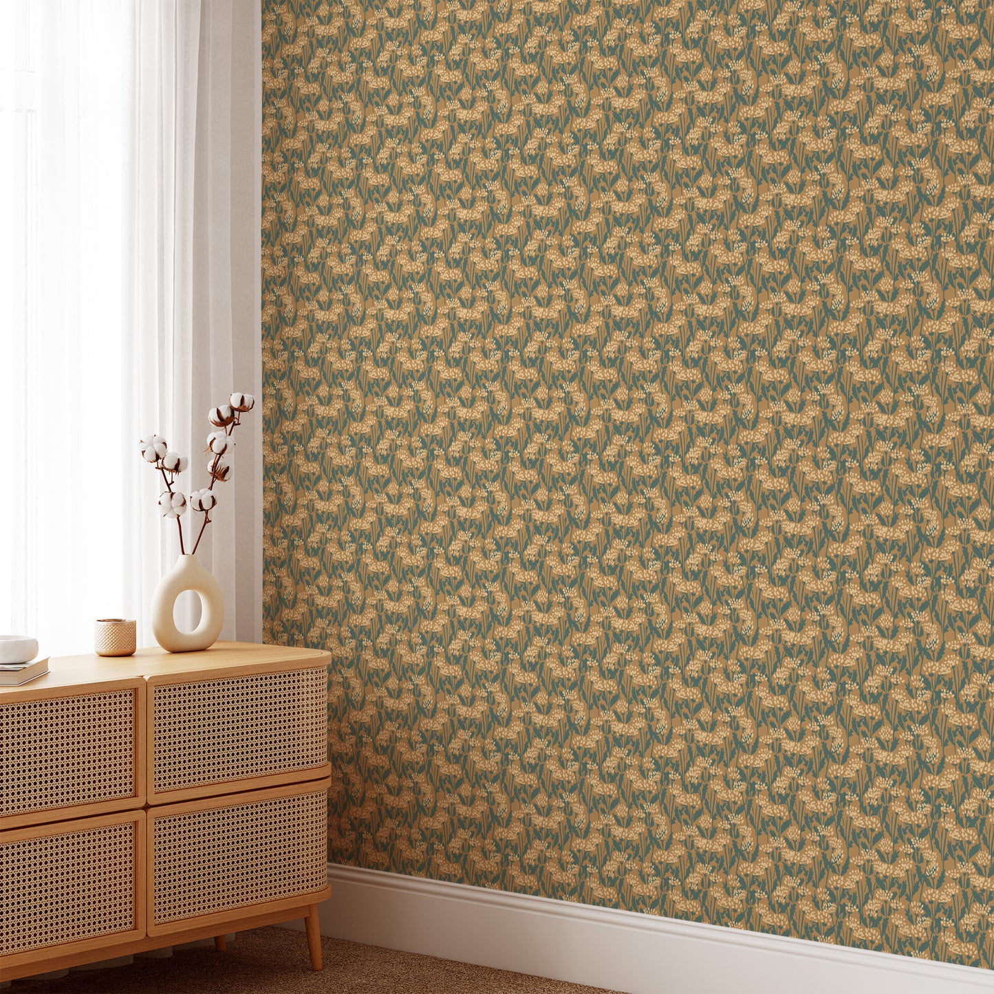 Wilderness Wallpaper - Ochre