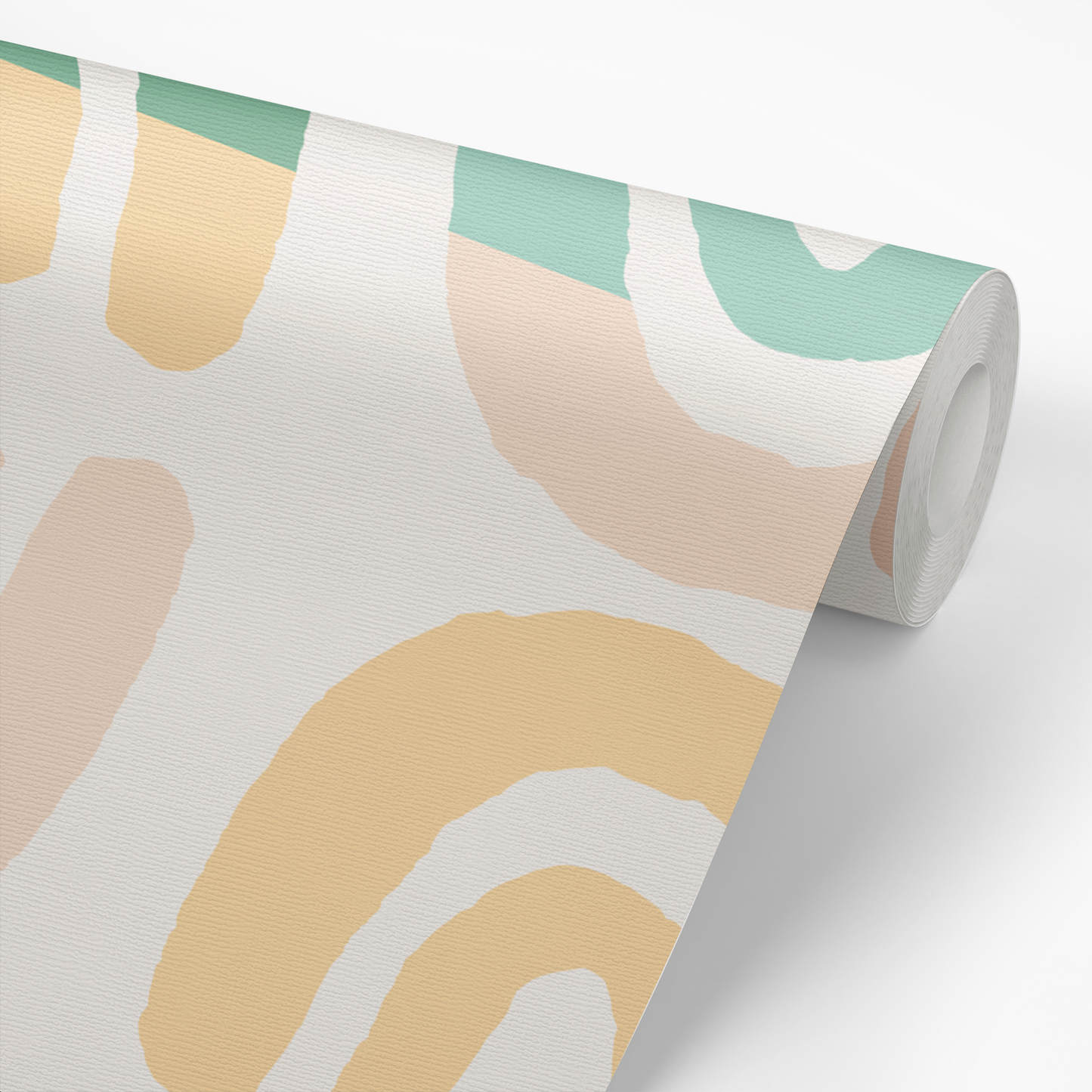 Boho Rainbows Wallpaper - Green