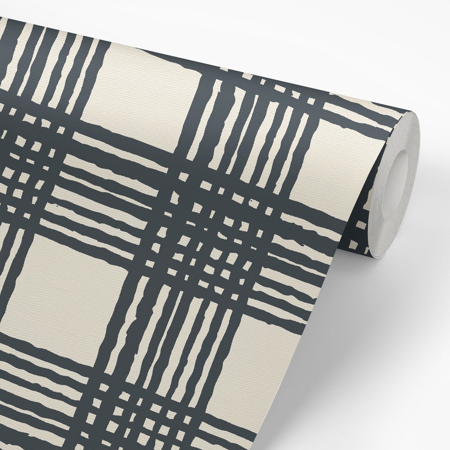 Picnic Poppy Wallpaper - Black