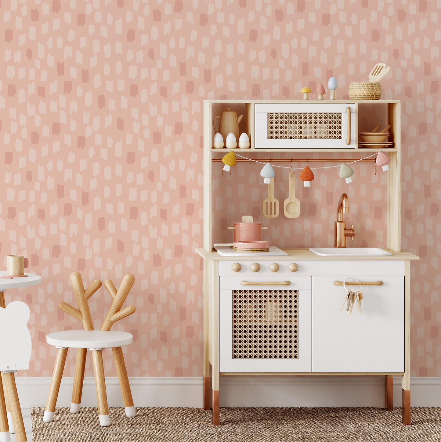 Confetti Wallpaper - Pink