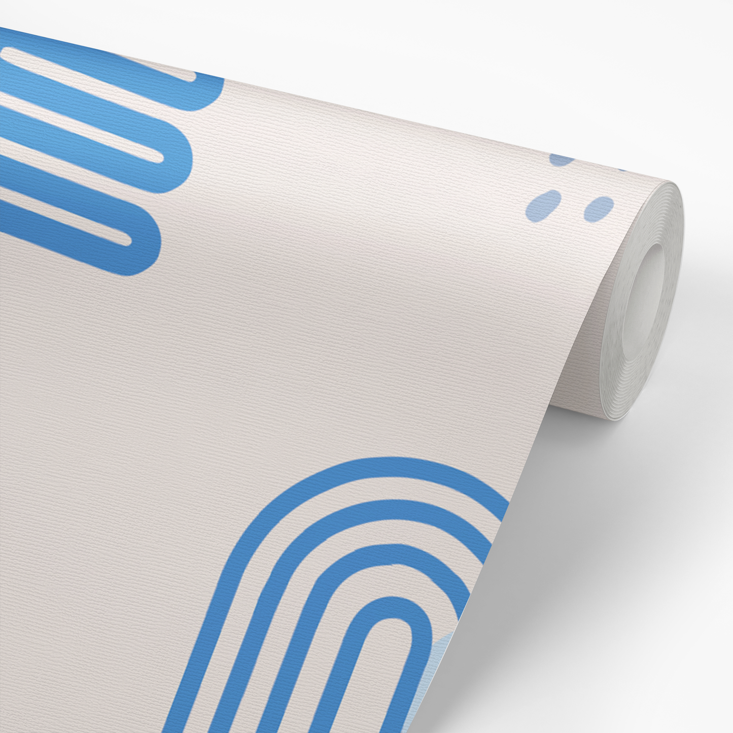 Modern Shapes Wallpaper - Blue