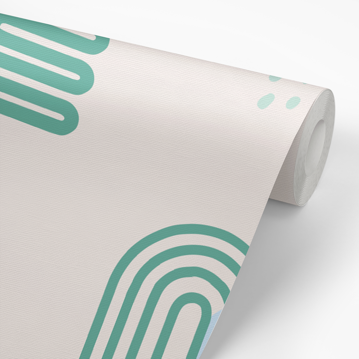 Modern Shapes Wallpaper - Green