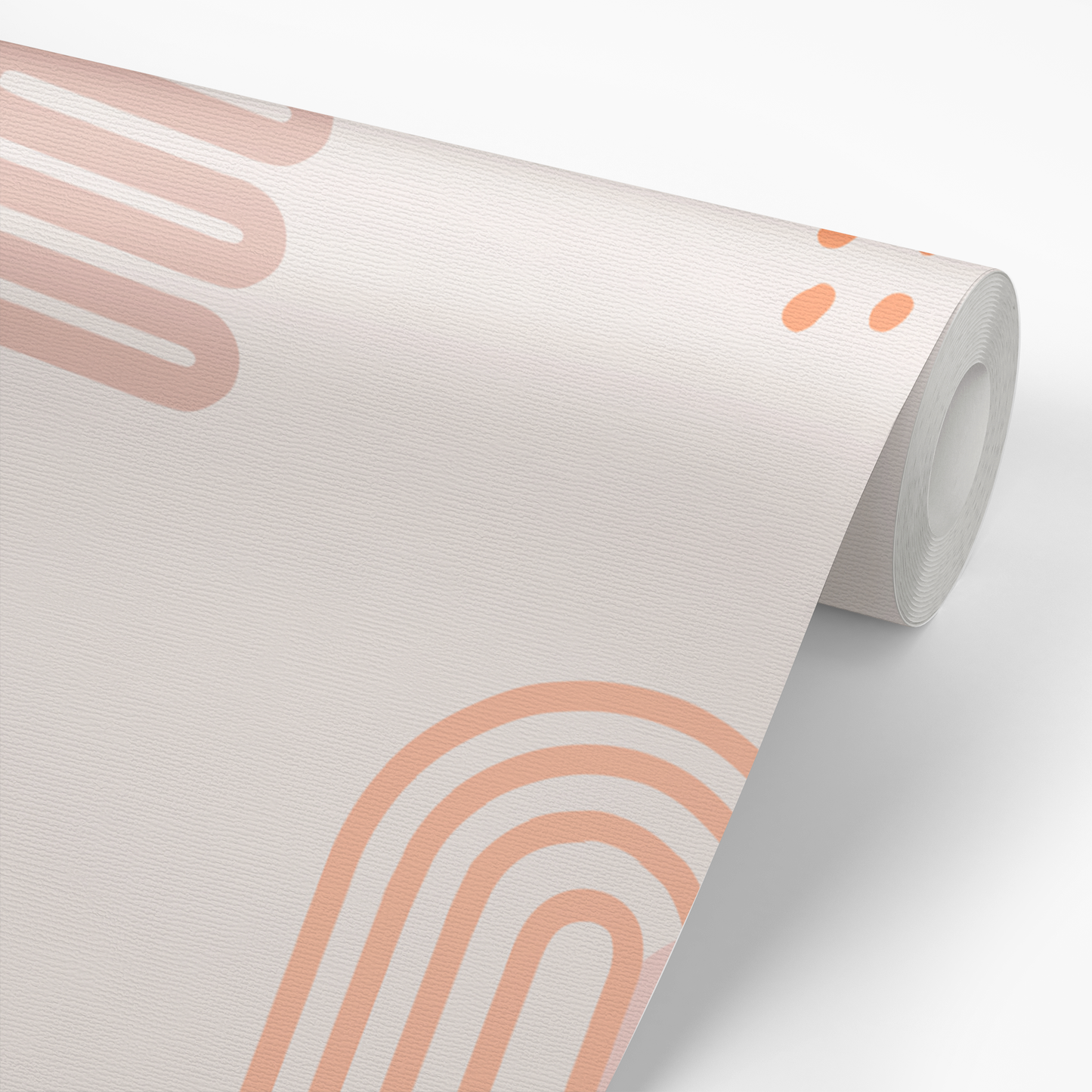 Modern Shapes Wallpaper - Pink