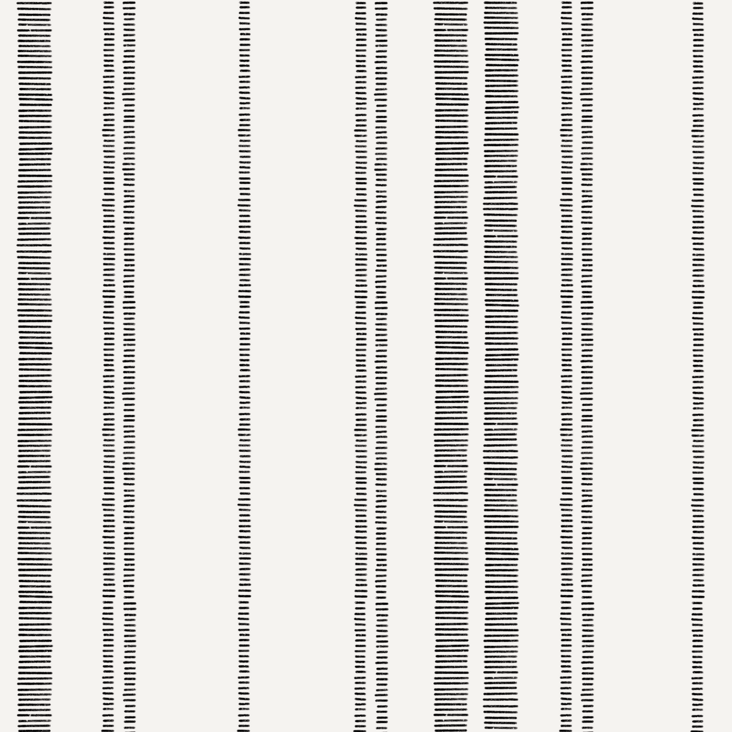 Ticking Stripe Wallpaper - Black