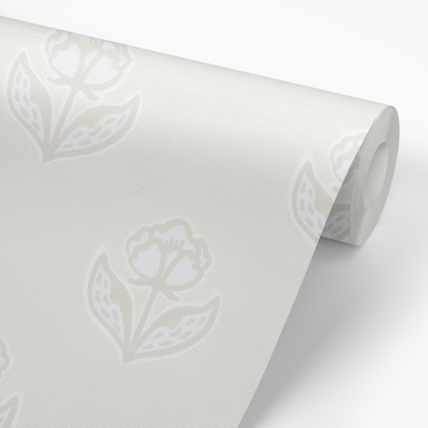 Vintage Flower Wallpaper - Cream
