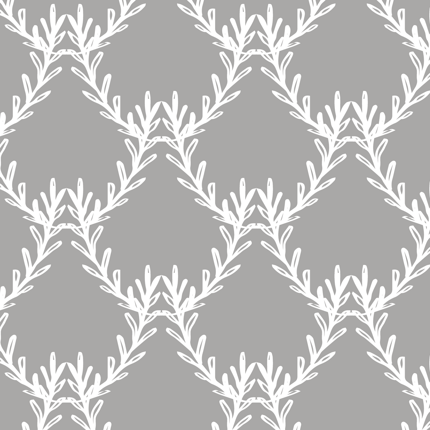 Chandelier Wallpaper - Gray
