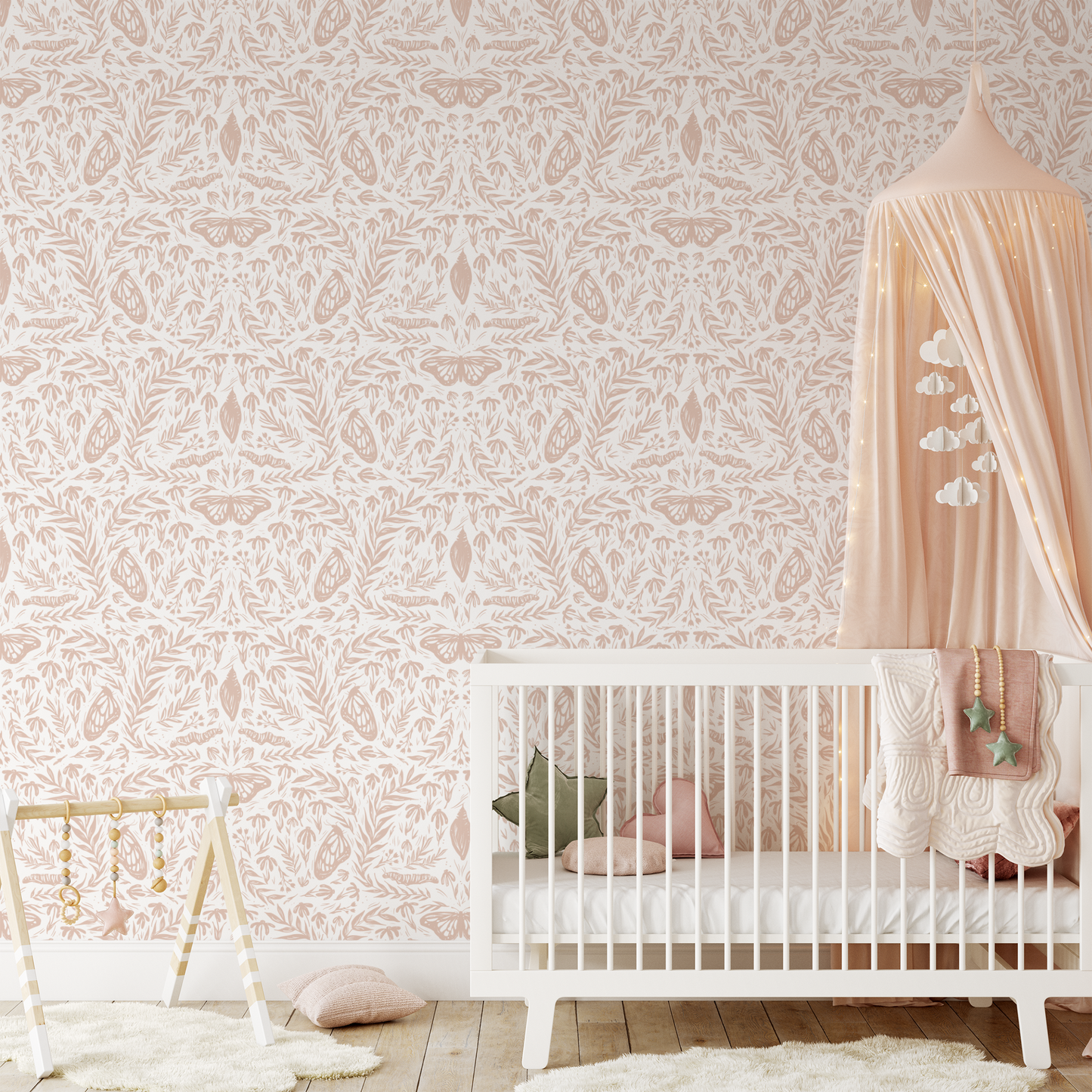 Metamorphosis Wallpaper - Blush