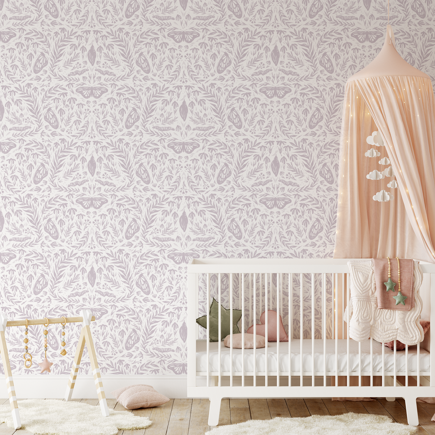 Metamorphosis Wallpaper - Lavender