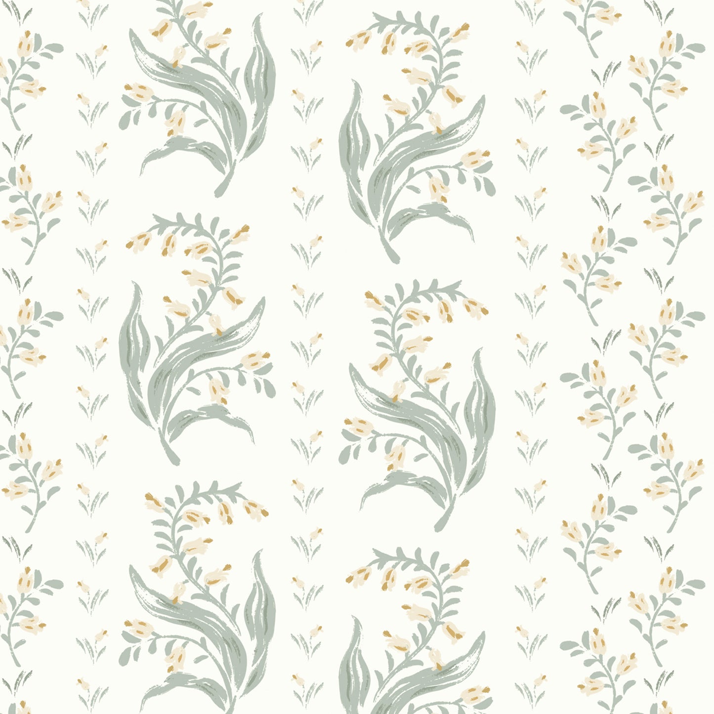 Agnes Wallpaper in Sun shown close up.
