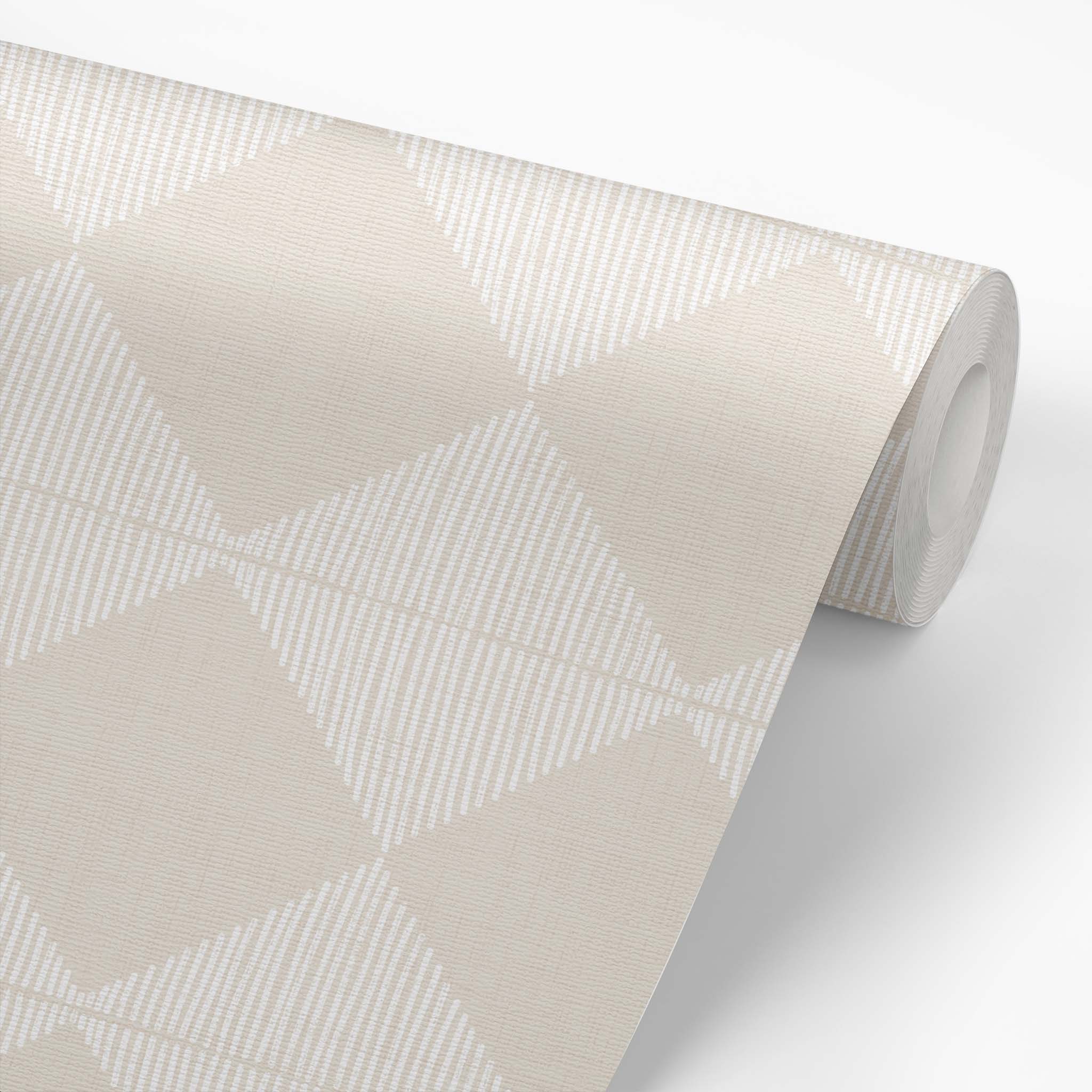 Antwan Checkerboard Wallpaper - Beige – Ayara Home