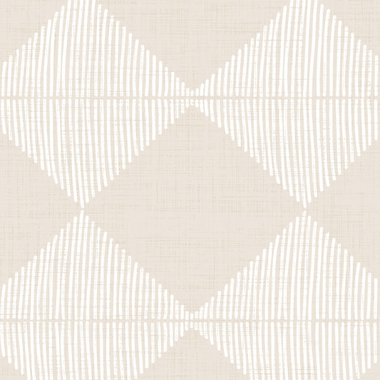 Antwan Checkerboard Wallpaper - Beige