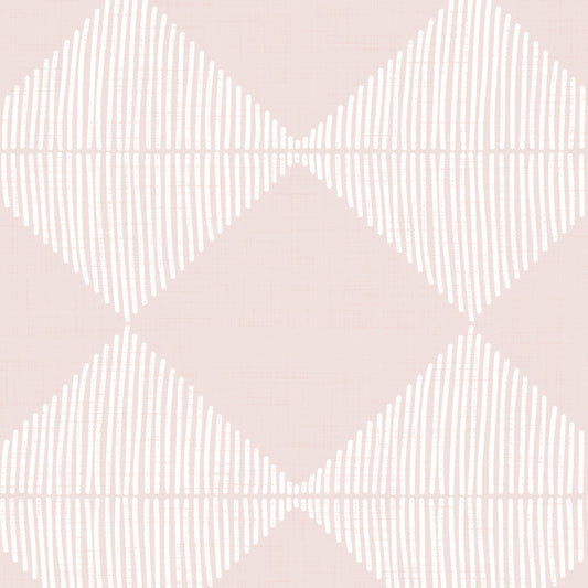 Antwan Checkerboard Wallpaper - Soft Mauve