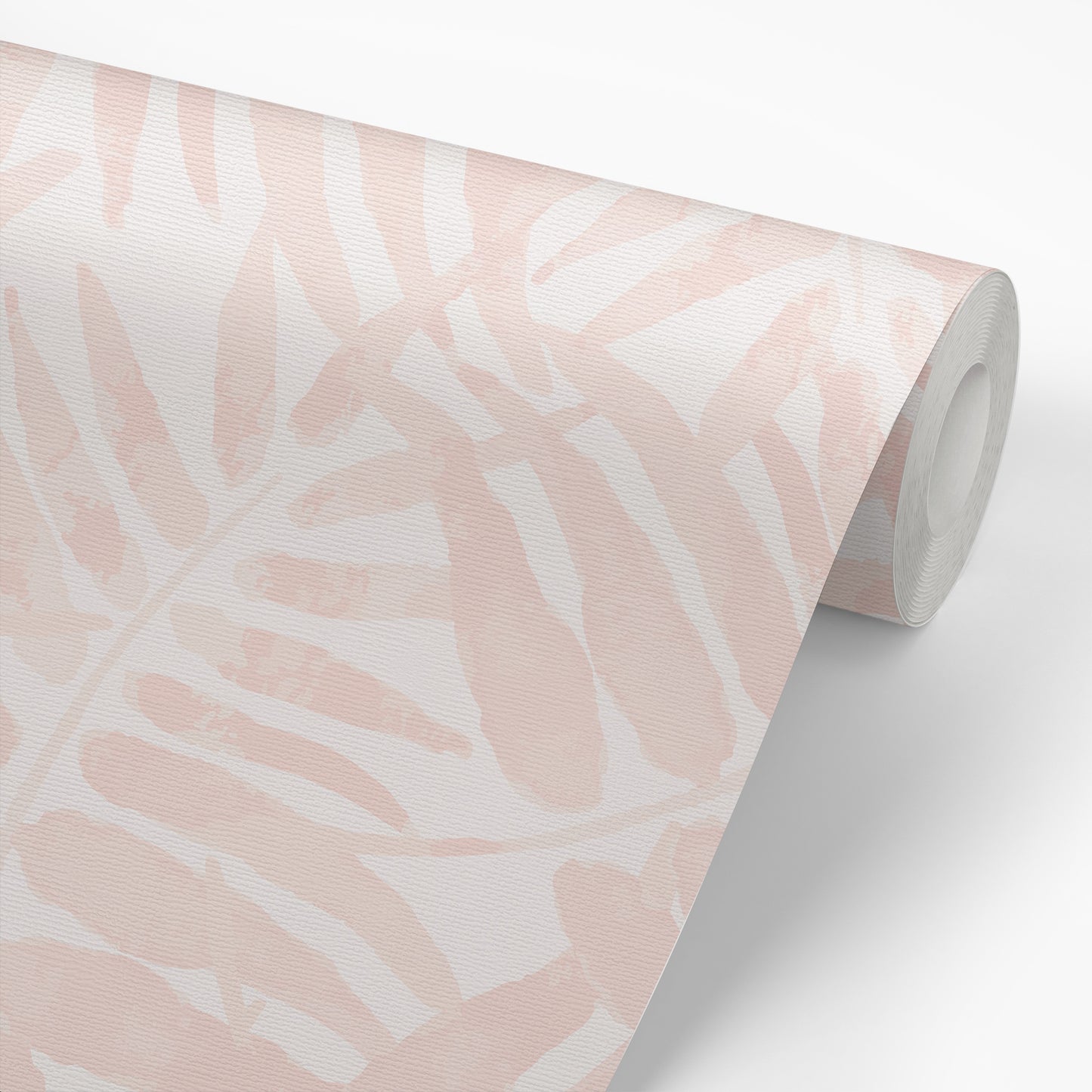 Coastal Palms Wallpaper - Rose