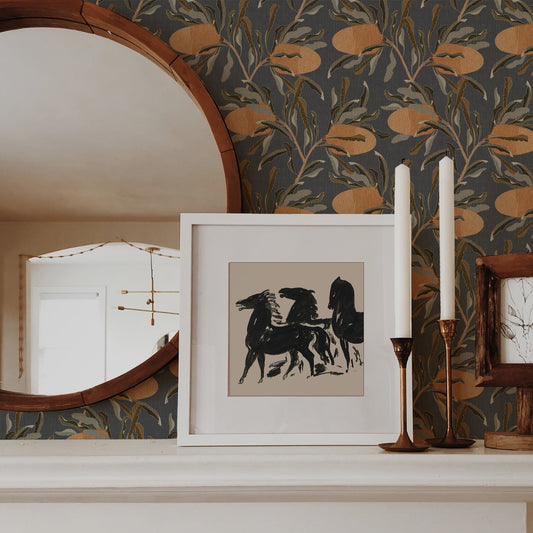 This Banksia Wallpaper will always be in fashion! Make a statement in your laundry room with this denim blue hue, adding a refreshing splash of color and style to your home. It's chic, it's stylish, it's a must-have!