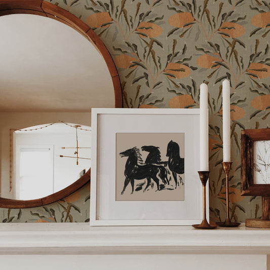 This Banksia Wallpaper will always be in fashion! Make a statement in your laundry room with this light sage hue, adding a refreshing splash of color and style to your home. It's chic, it's stylish, it's a must-have!