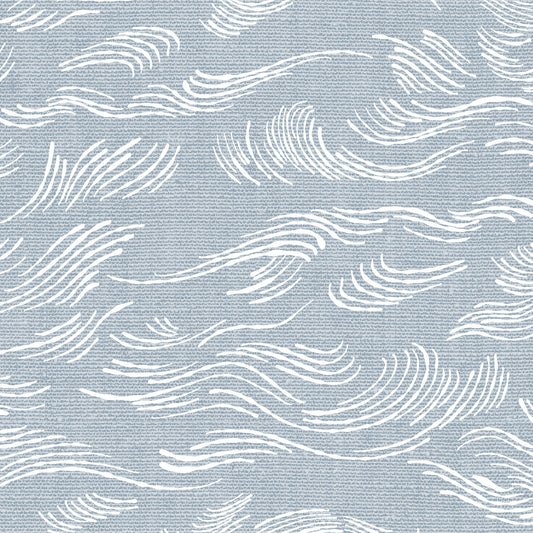 Beach Waves Wallpaper - Blue
