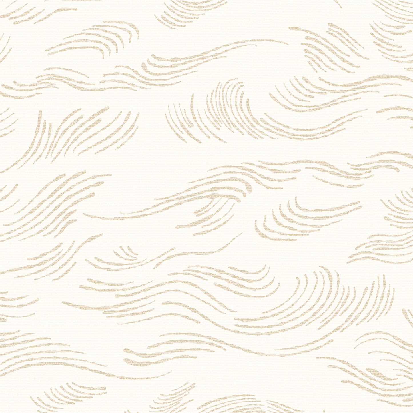 Beach Waves Wallpaper - Cream