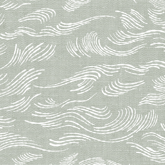 Beach Waves Wallpaper - Sage