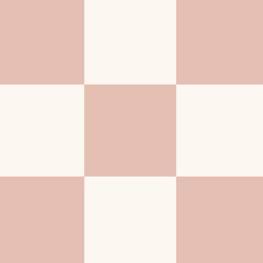 Classic Check Wallpaper in Dusty Pink in a closeup view