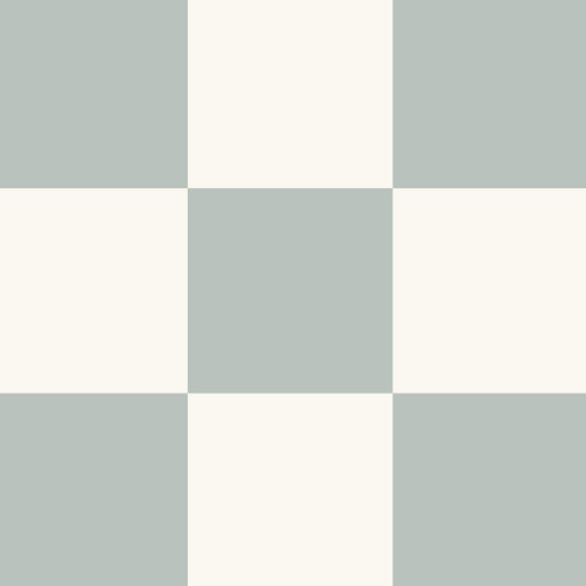 Classic Check Wallpaper in Sage Green in a closeup view