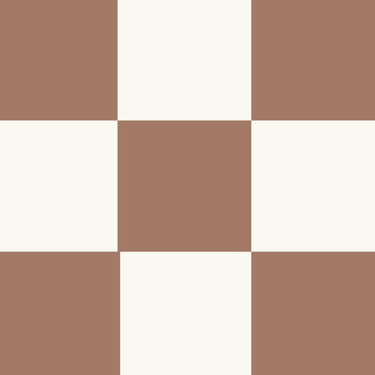 Classic Check Wallpaper in Mocha Mousse in a closeup view