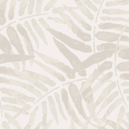 Coastal Palms Wallpaper - Sand