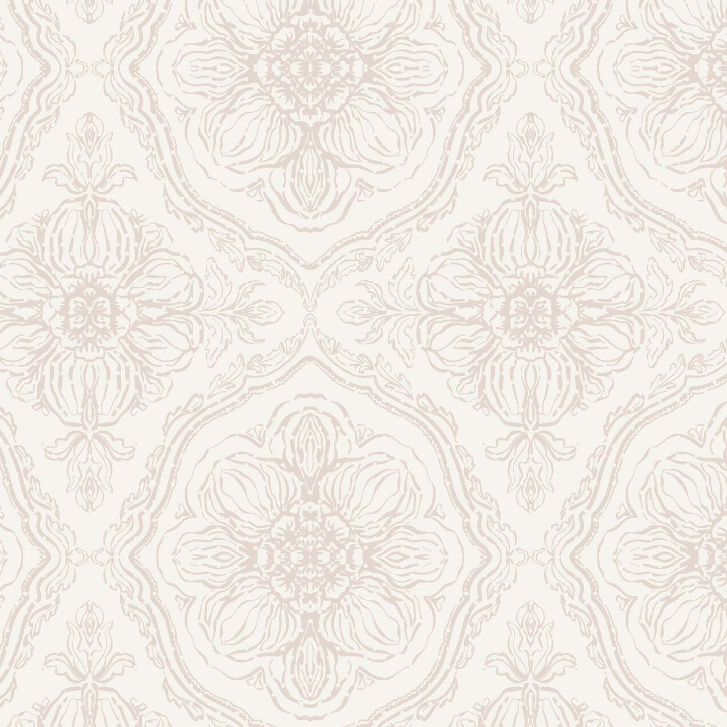 Decorative floral pattern on a beige background