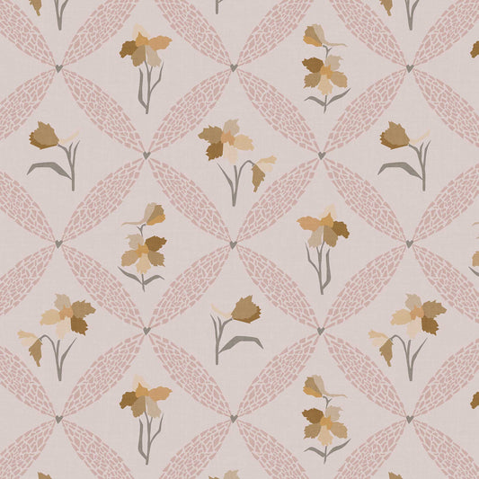 Delphinium Wallpaper - Mauve