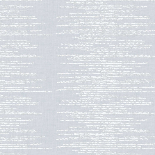 Dotted Lines Wallpaper in French Blue Gray shown in a closeup view