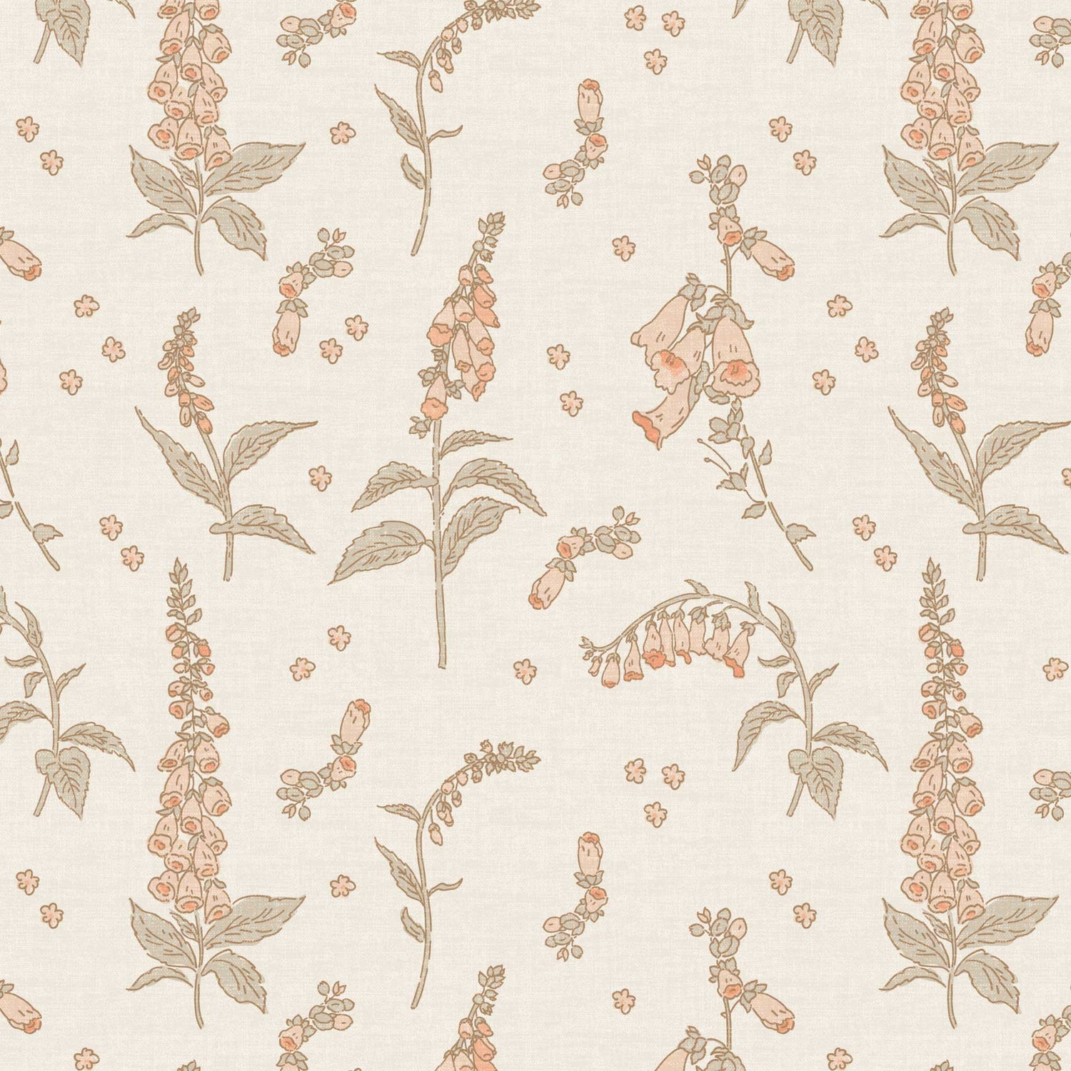 Its delicate botanical design will bring a touch of feminine charm & character to your walls. A truly stunning wallpaper for any room that needs a splash of nature! So pretty in a nursery or delicate space.