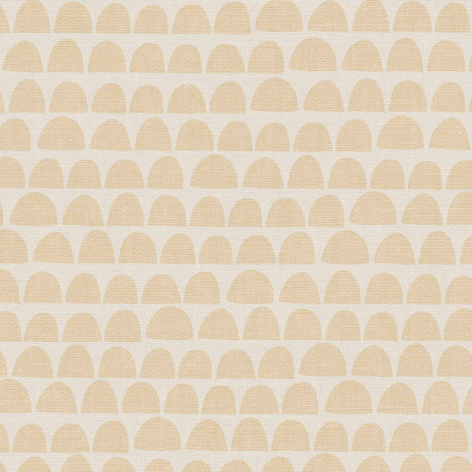 The Freehand Arches Wallpaper in Tan adds visual interest and a touch of whimsy to any room. The elegant curved motif creates a sense of depth and texture that can be appreciated from any angle, while the beige hue evokes a sense of calm and refinement. 