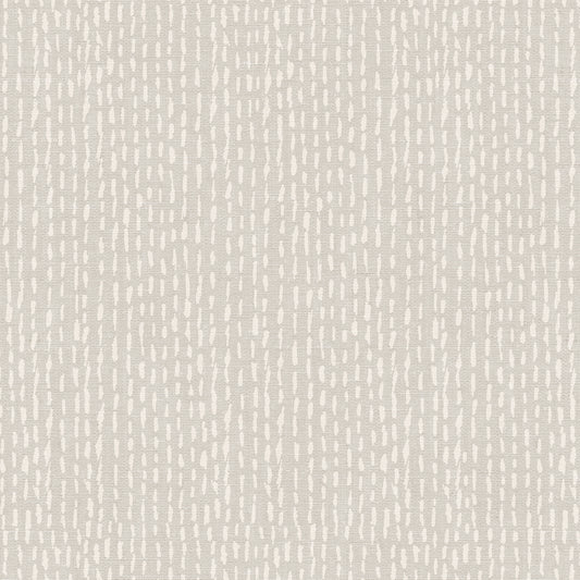 Textured gray pashmina patterned wallpaper with dashes and lines.