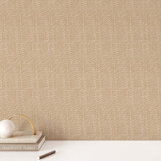 Brighten up your walls with this Freehand Dashes Wallpaper — the perfect mix of beige. With freehand dashes, this wallpaper can liven up any space, adding unique depth to the room.