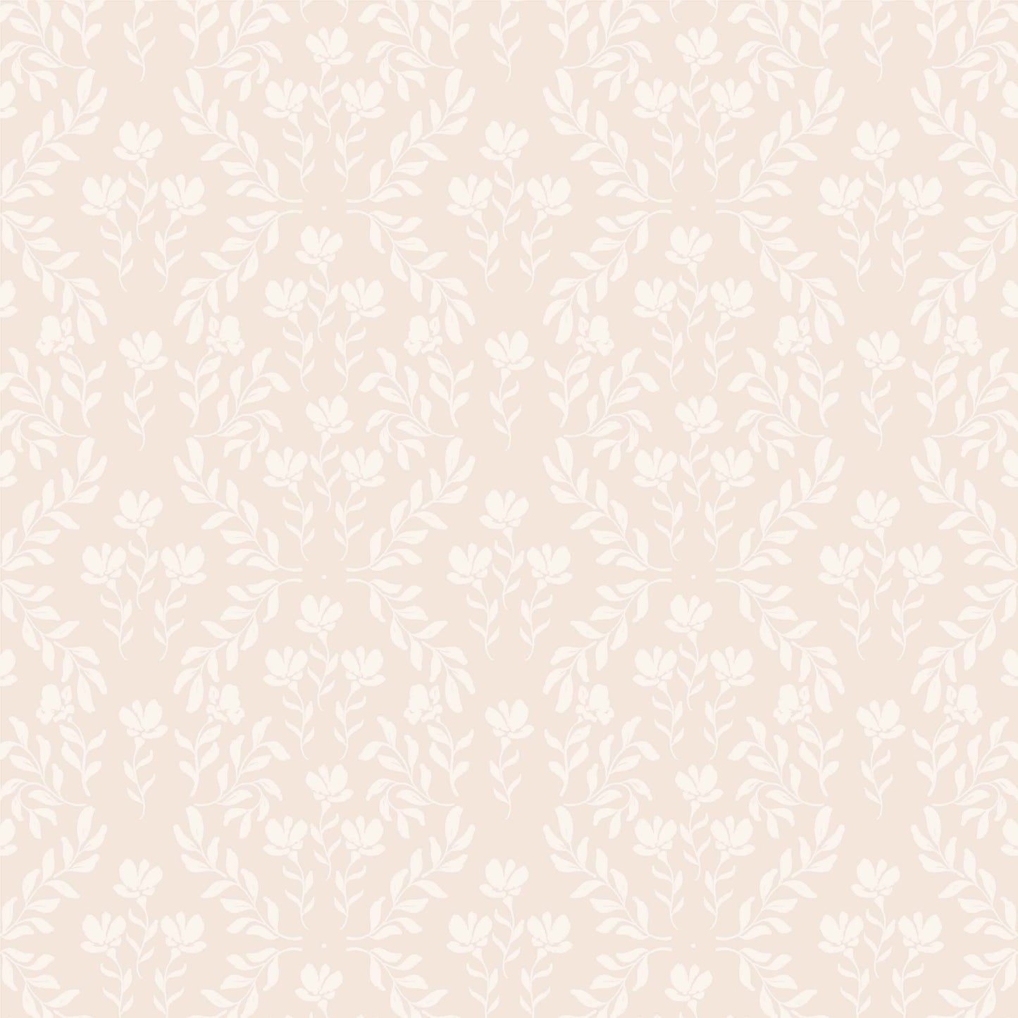 Indulge in the delicate beauty of our Renaissance Revival Wallpaper. Its soft blush tones and intricate floral design exude elegance and sophistication, adding a touch of luxury to any room.