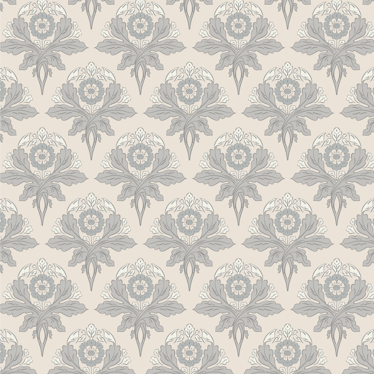 Introduce a touch of sophistication to your space with Verdant Victoriana - Sand wallpaper. This luxurious Victorian-style design features intricate florals and leaves, bringing an elegant and timeless charm to your walls.