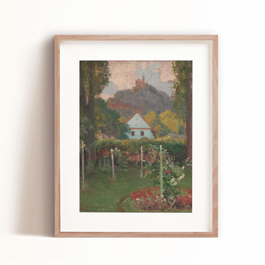 Garden View Art Print