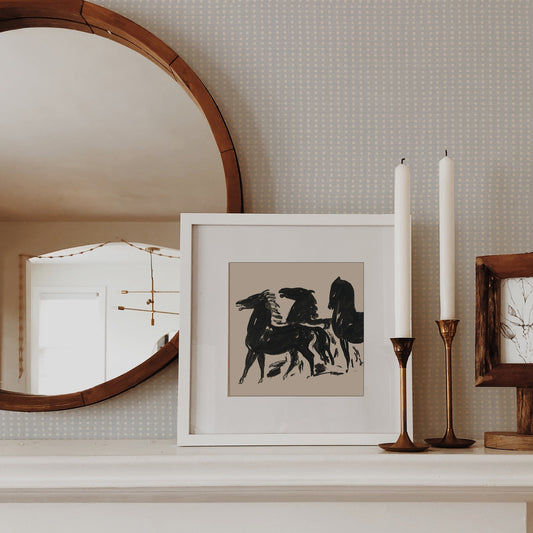 Inspire a creative atmosphere with our Geometric Dots Wallpaper in pale blue. Its abstract pattern of dots will bring any room to life, allowing you to express sophistication with a unique and artistic approach.